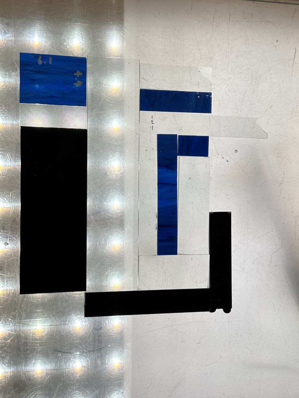 stained glass supplies selection 스테인드글라스 재료 유리 선정 유리공예 유리와 URiWa