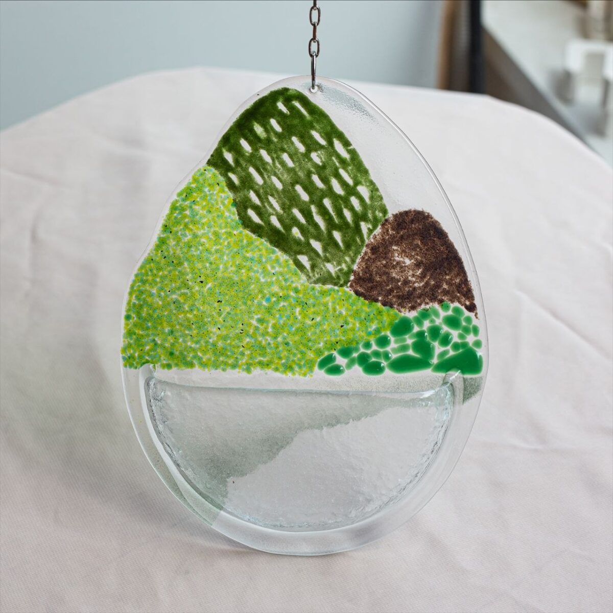 퓨징 킬른 2주차 벽걸이 화병 | 컬러 시트 레이어링 | URiWa