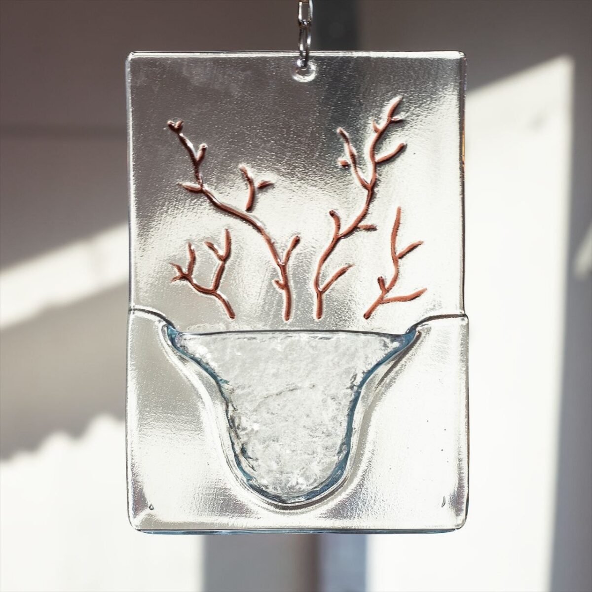 퓨징 킬른 2주차 벽걸이 화병 | 컬러 시트 레이어링 | URiWa