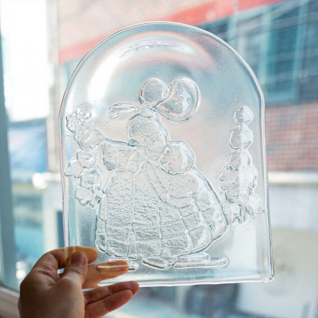 퓨징 킬른 2주차 수업 스케치 소녀 부조 유리와 URiWa