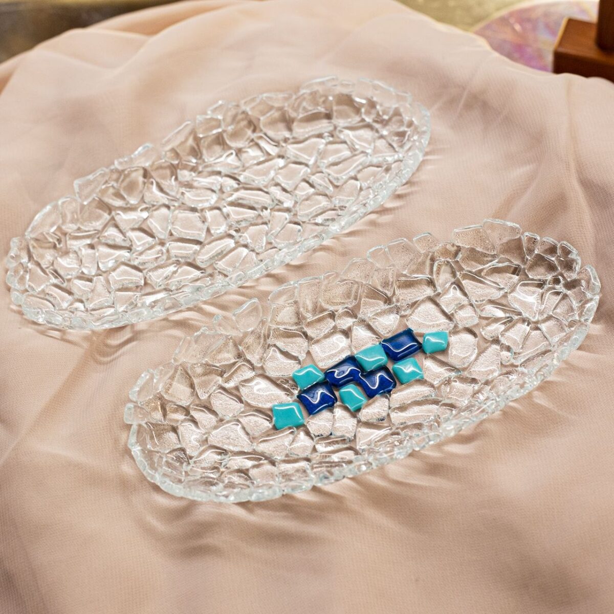 퓨징 킬른 3주차 유리조각 접시 아트 접시 | 프릿 파우더 | URiWa