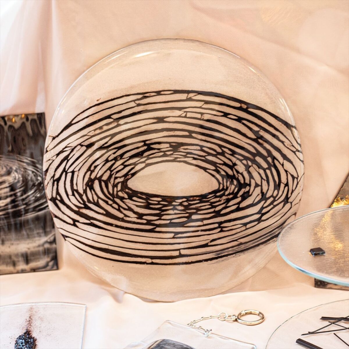 퓨징 킬른 3주차 아트접시 유리와 URiWa