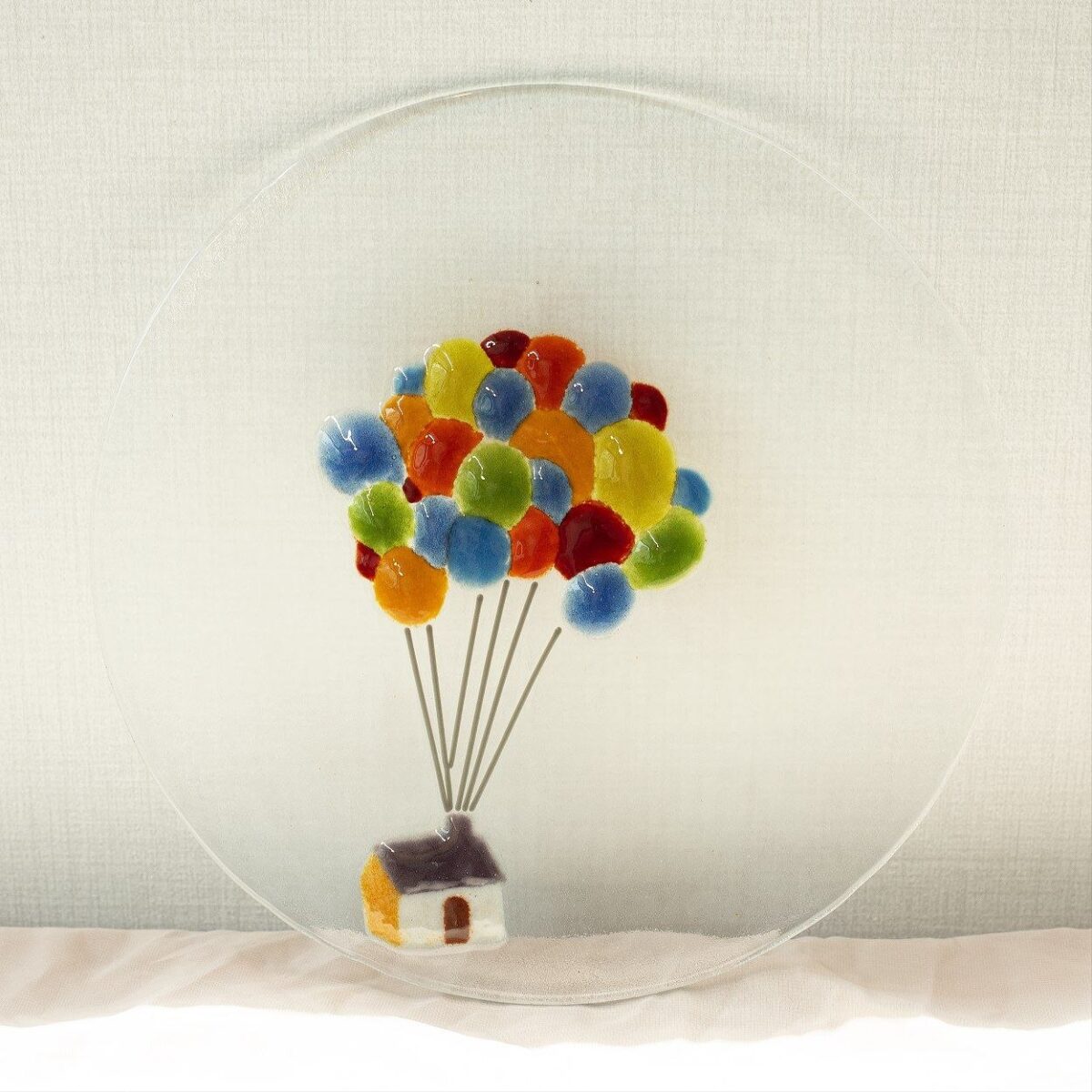 퓨징 킬른 4주차 파우더 접시 | 프릿 파우더 기법 전기가마 | URiWa