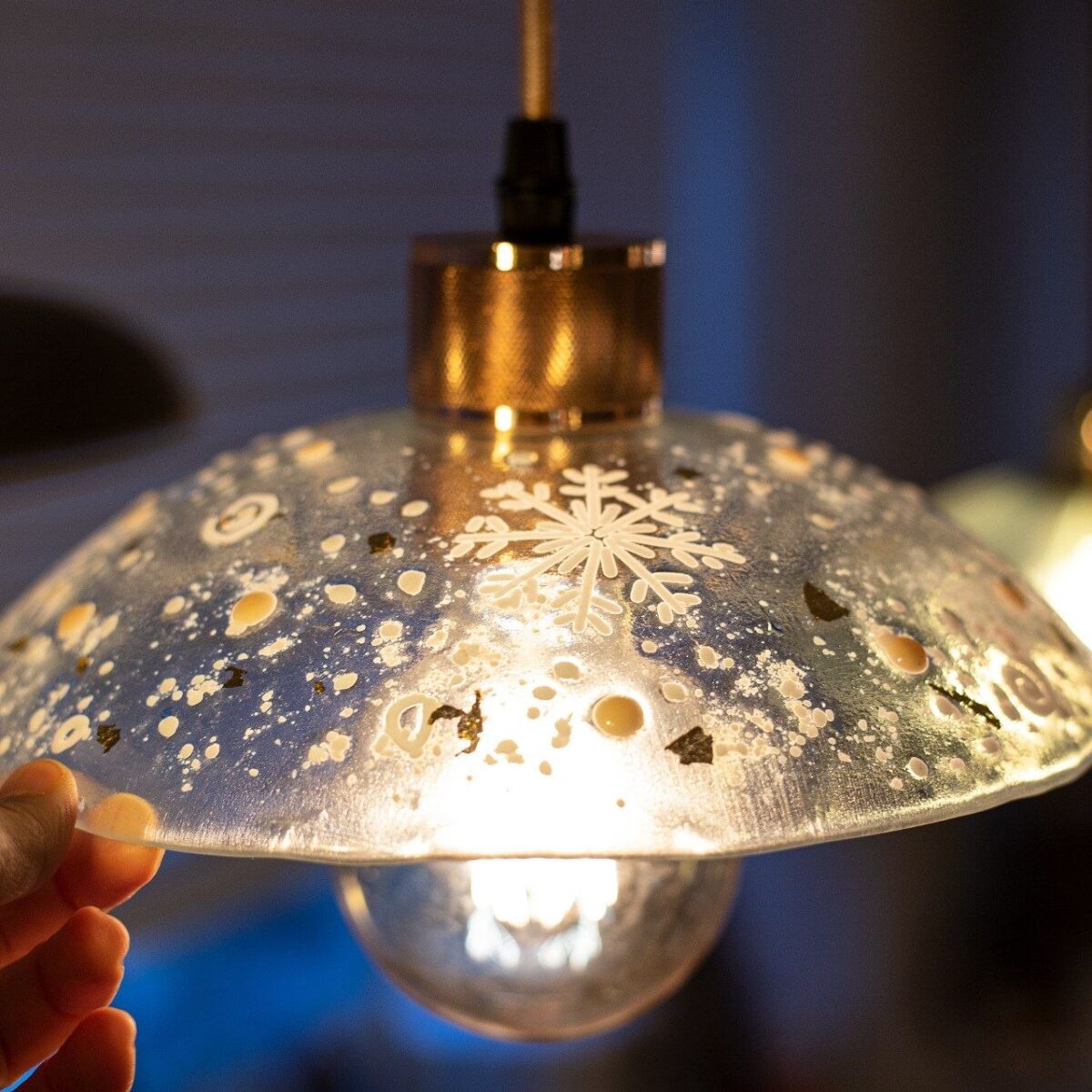 슬럼핑 킬른 6주차 조명 | 슬럼핑 유리 조명 작품 전기가마 | URiWa