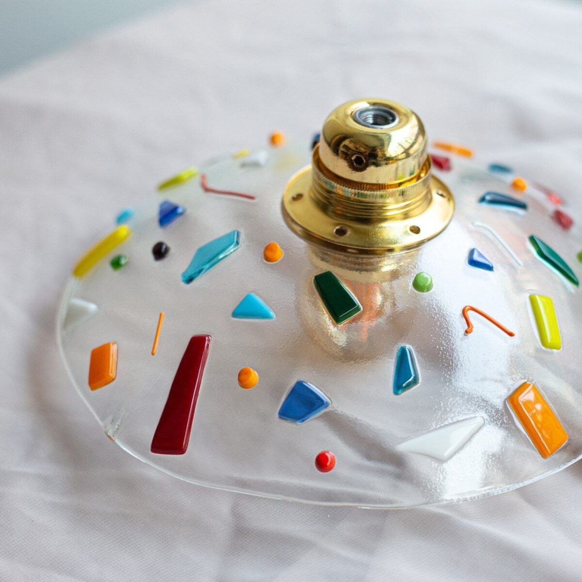 슬럼핑 킬른 6주차 조명 | 슬럼핑 유리 조명 작품 전기가마 | URiWa