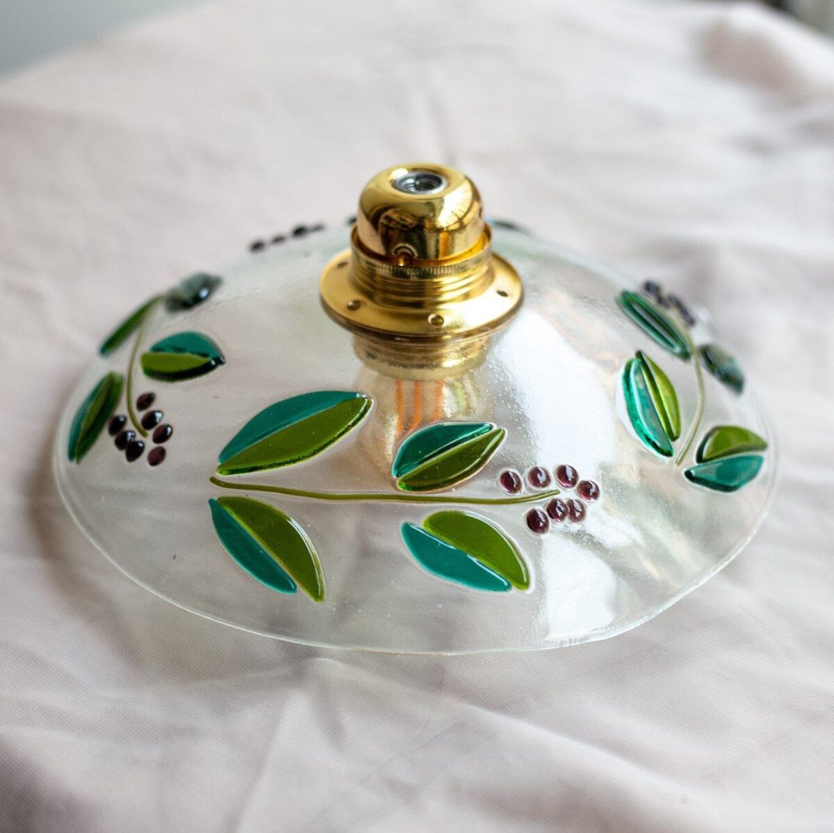 슬럼핑 킬른 6주차 조명 | 슬럼핑 유리 조명 작품 전기가마 | URiWa