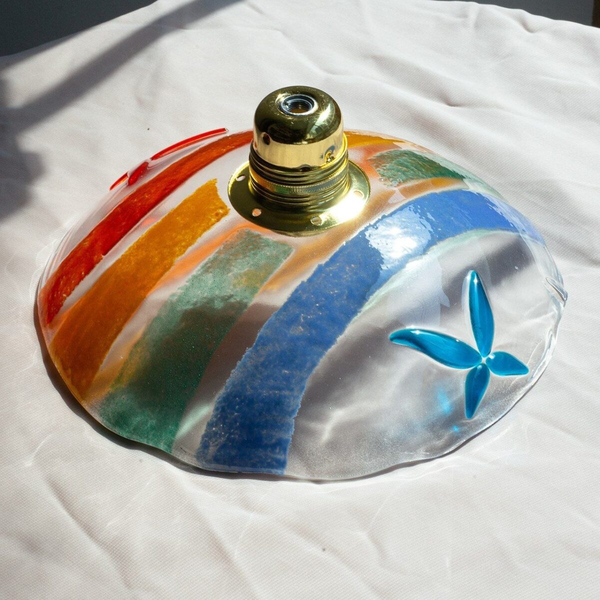 슬럼핑 킬른 6주차 조명 | 슬럼핑 유리 조명 작품 전기가마 | URiWa