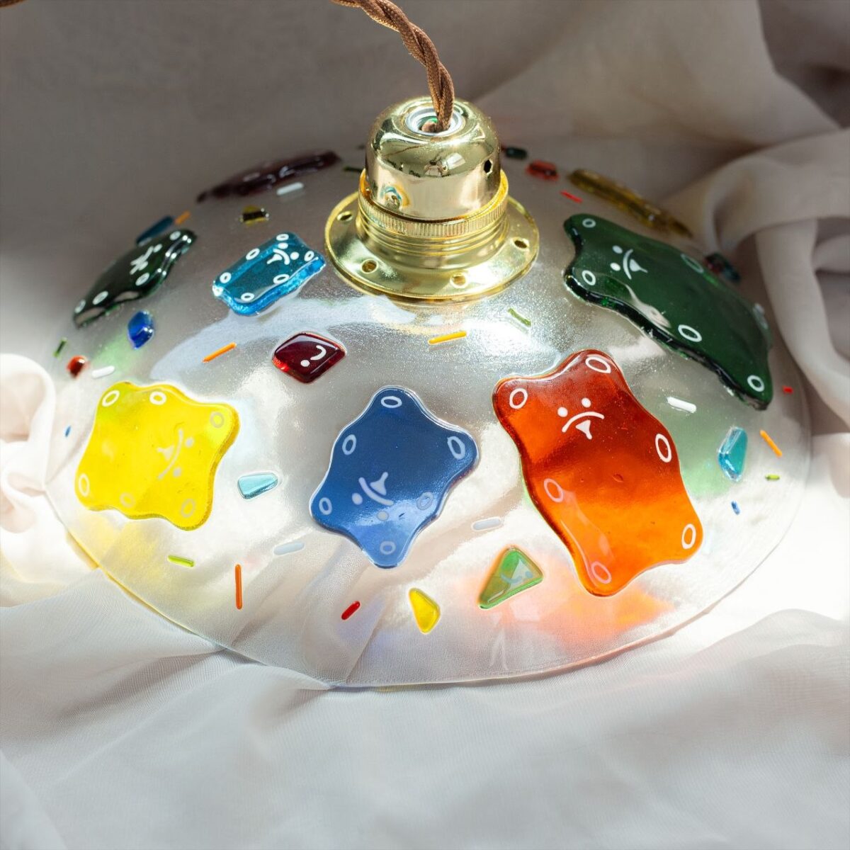 슬럼핑 킬른 6주차 조명 | 슬럼핑 유리 조명 작품 전기가마 | URiWa