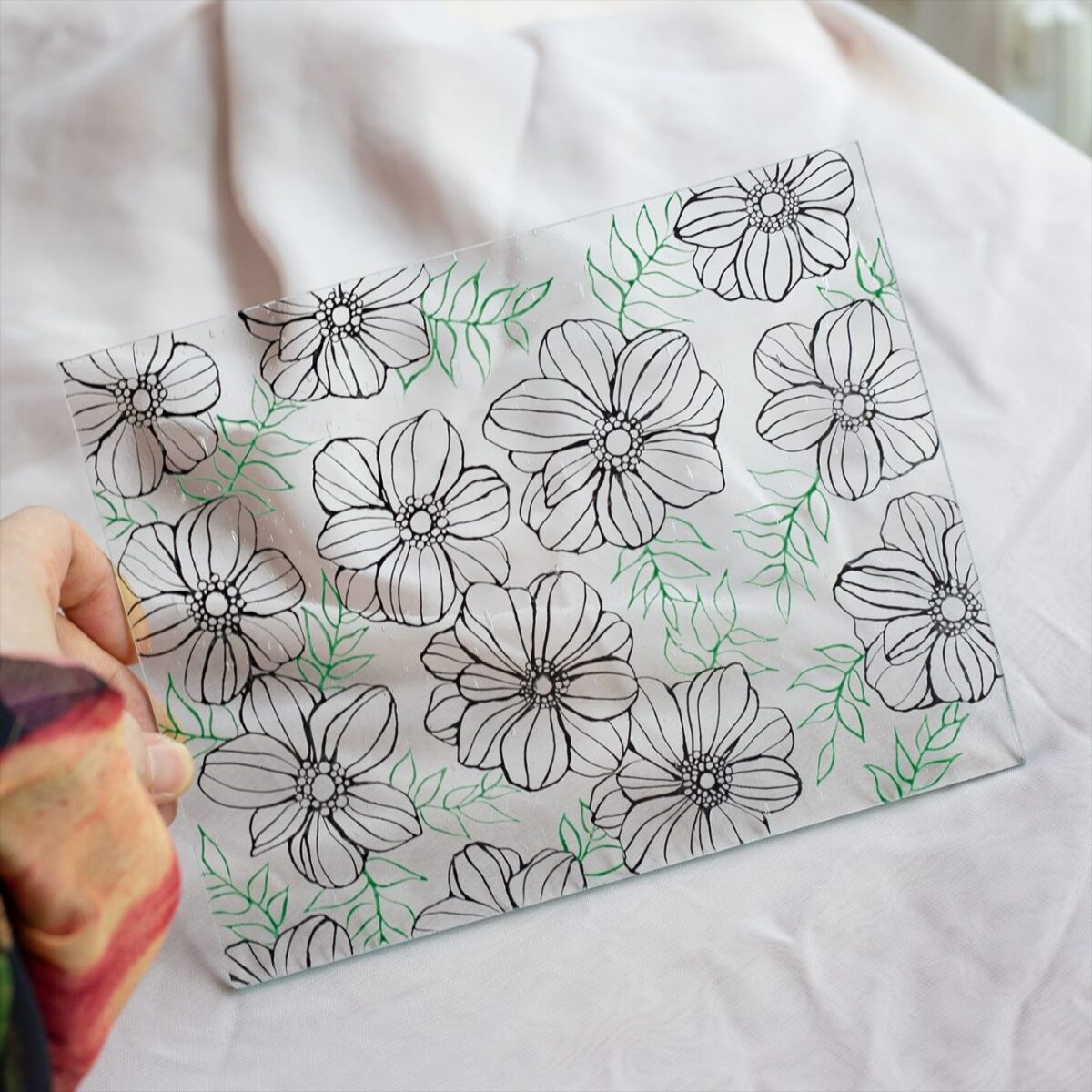 퓨징 킬른 7주차 페인팅 플레이트 | 글라스 페인팅 기법 | URiWa