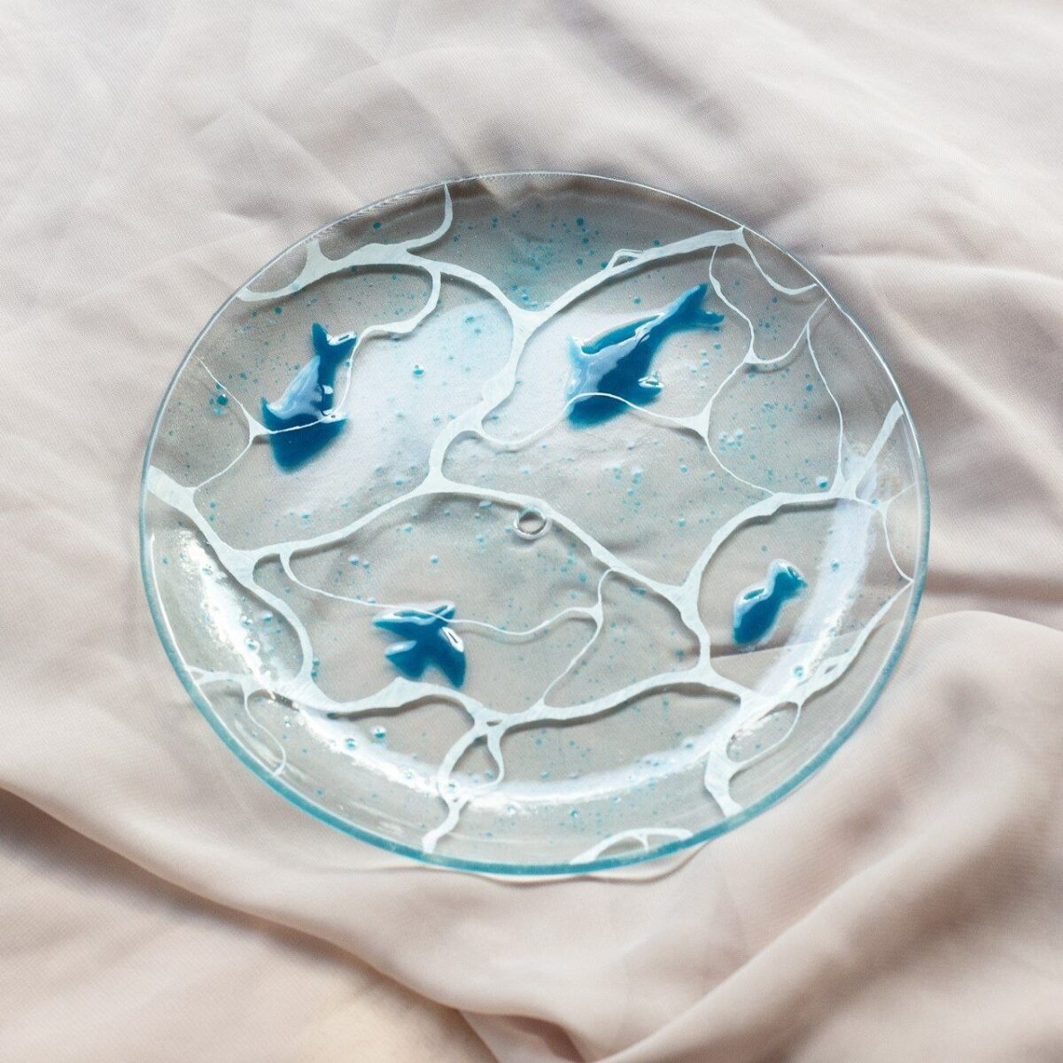 퓨징 킬른 7주차 페인팅 플레이트 | 글라스 페인팅 기법 | URiWa