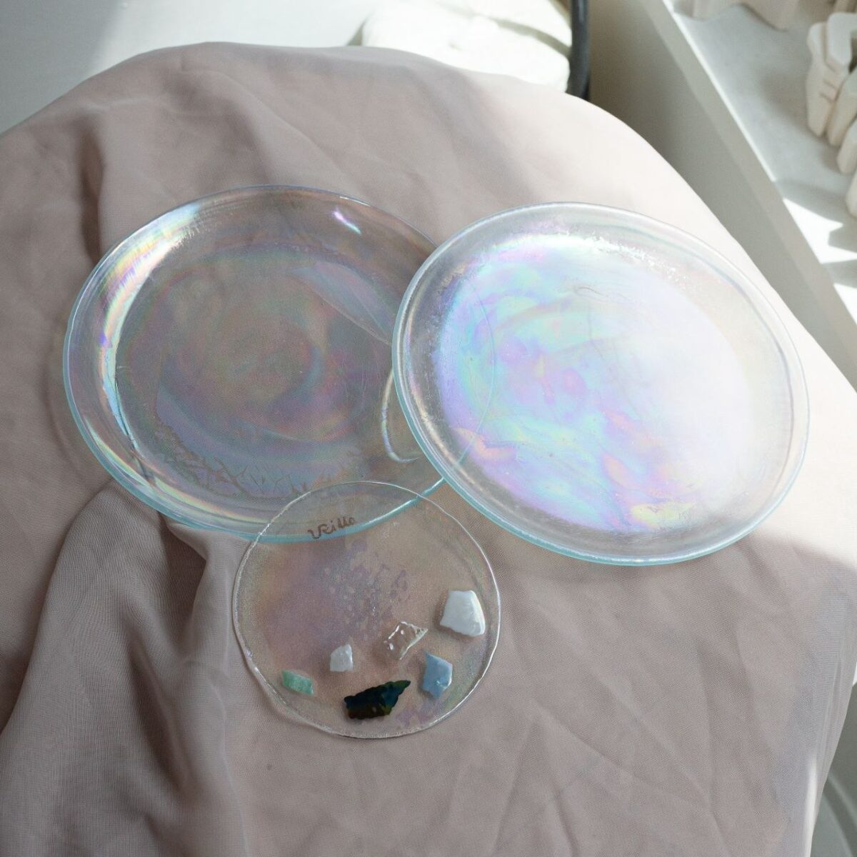 퓨징 킬른 8주차 골드 오로라 접시 | 데이터 정리 마무리 | URiWa