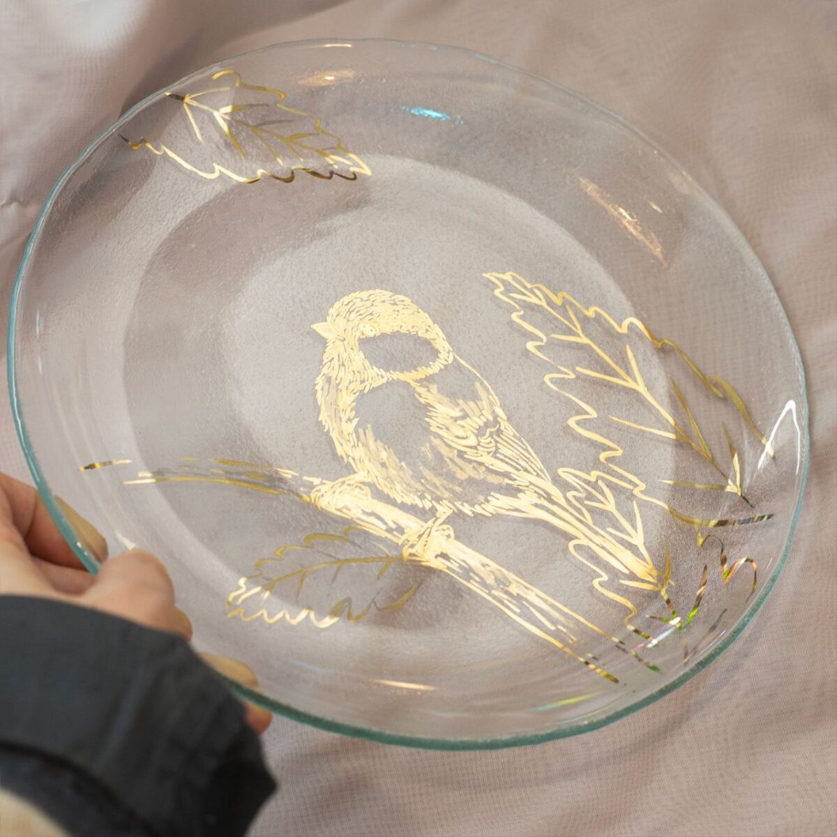 퓨징 킬른 8주차 골드 오로라 접시 | 데이터 정리 마무리 | URiWa