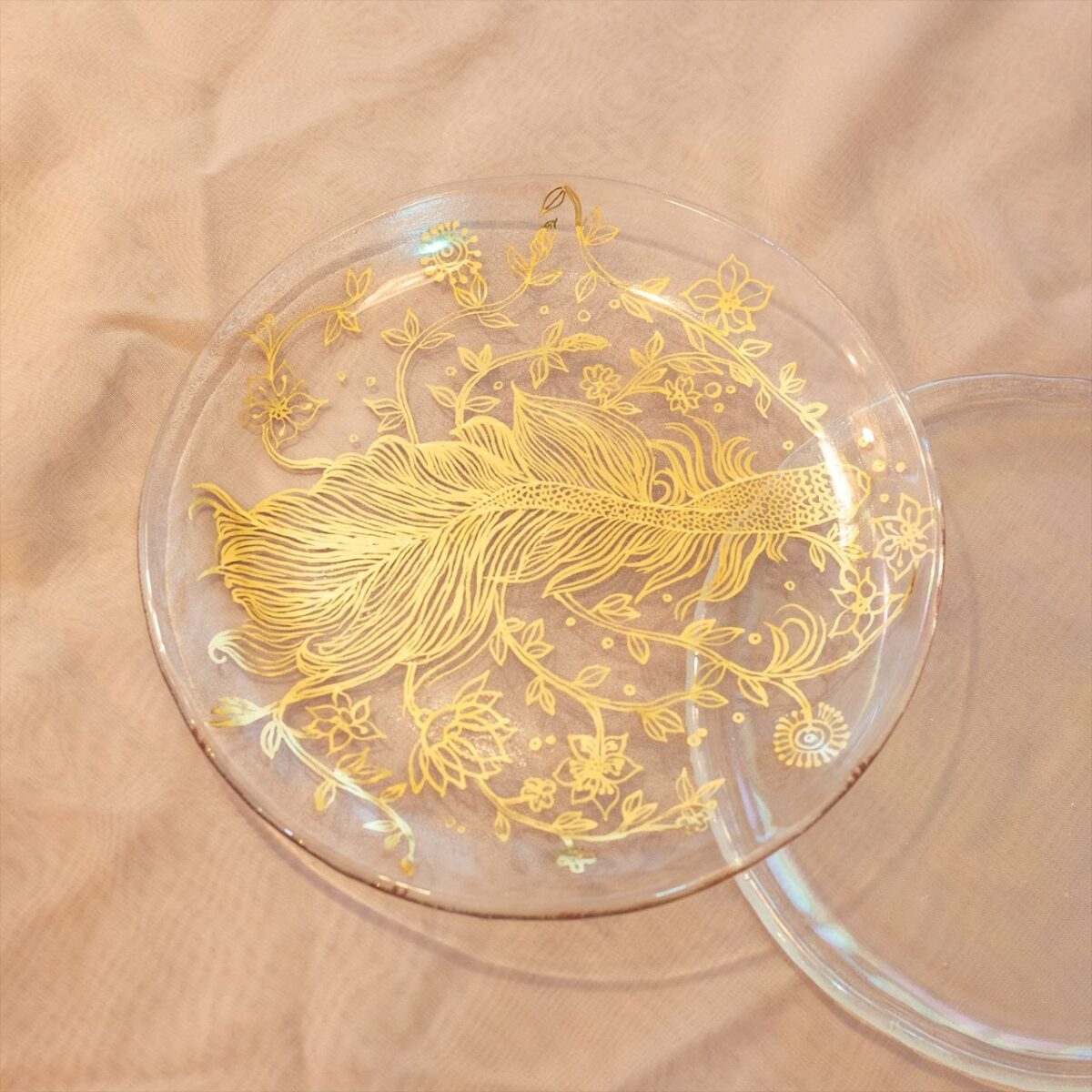 퓨징 킬른 8주차 골드 오로라 접시 | 데이터 정리 마무리 | URiWa