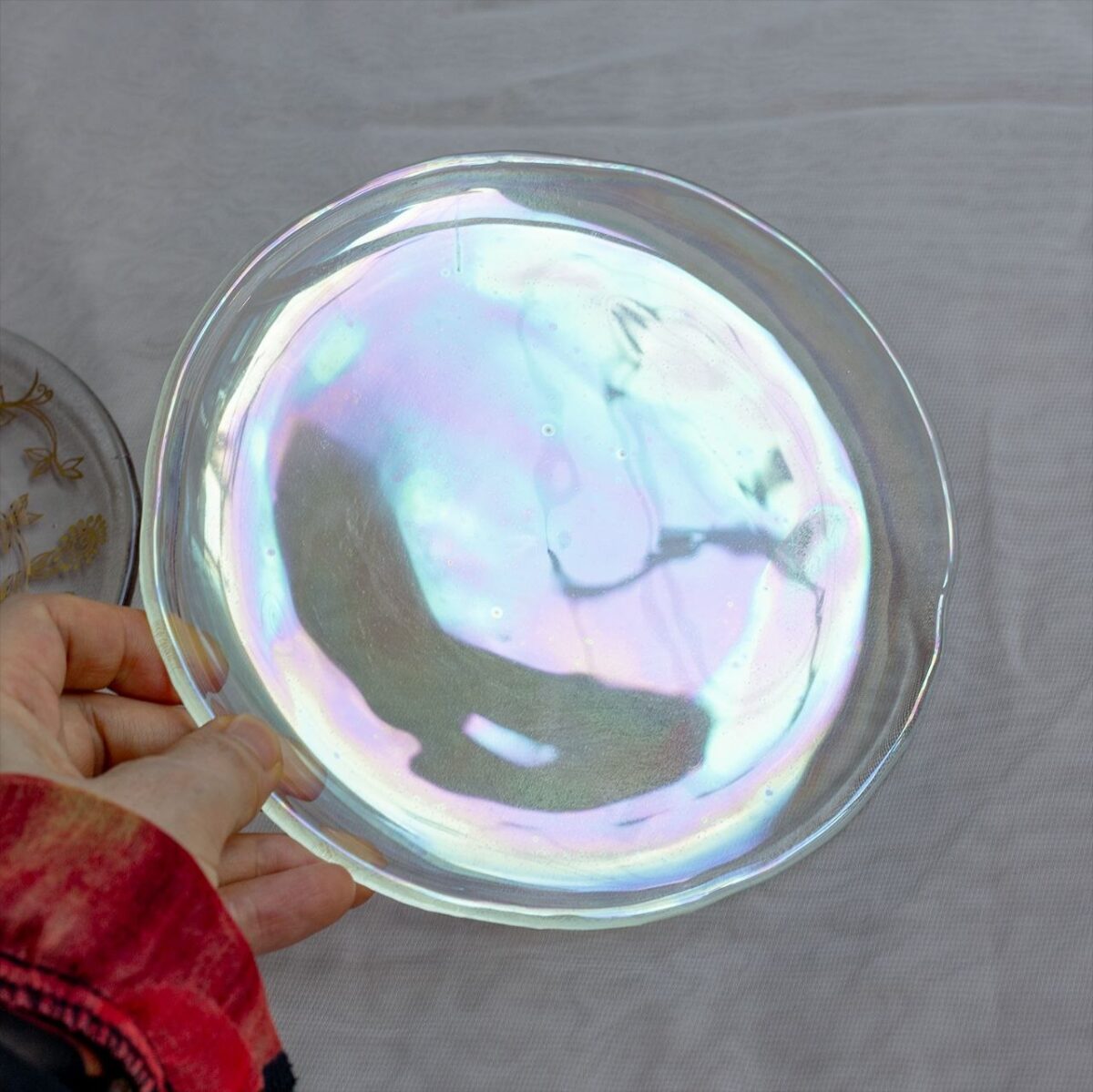 퓨징 킬른 8주차 골드 오로라 접시 | 데이터 정리 마무리 | URiWa