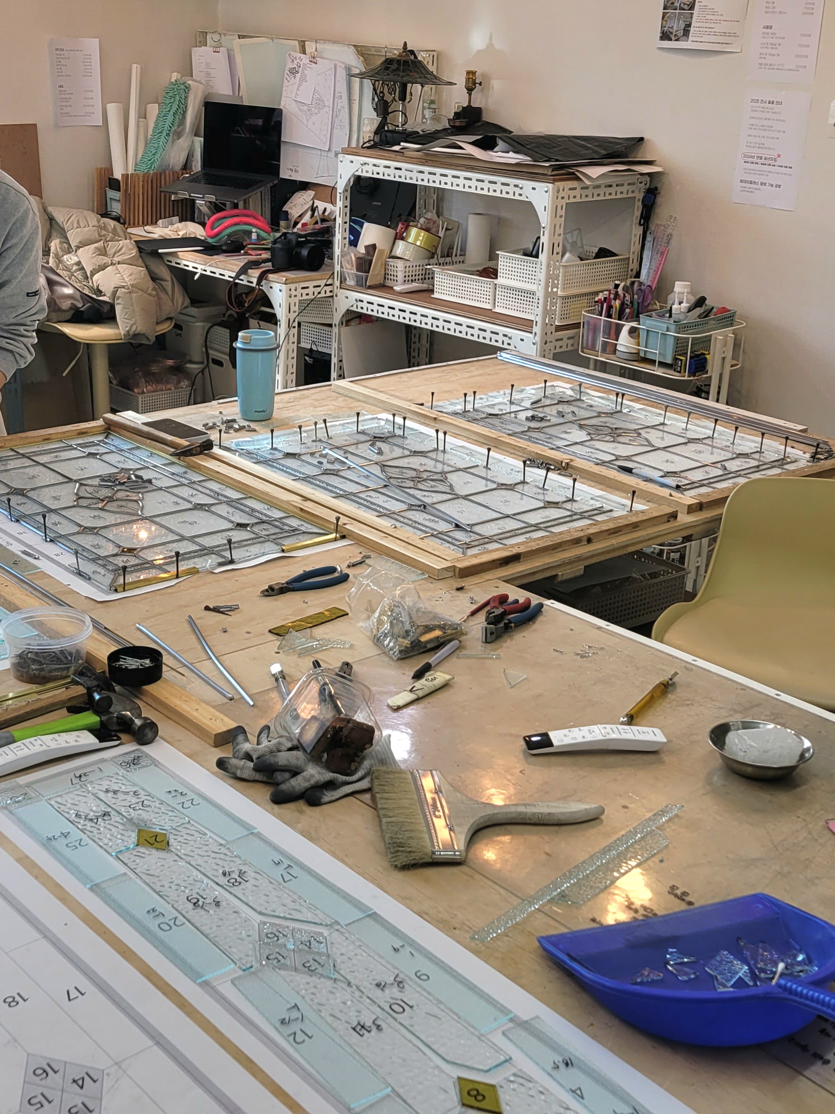 URiWa 스테인드글라스 작업